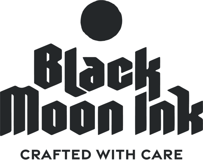 Black Moon Ink logo reading Crafted With Care