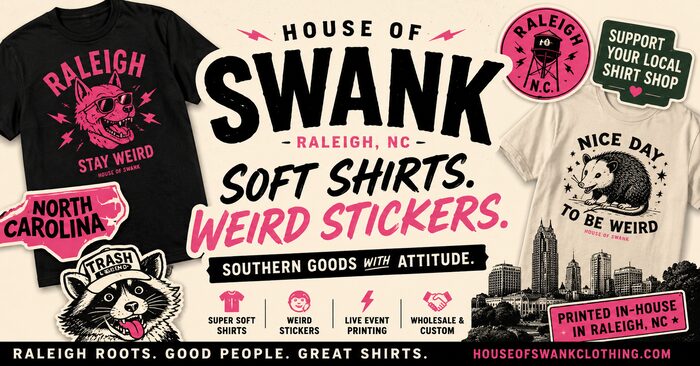House of Swank Raleigh brand banner